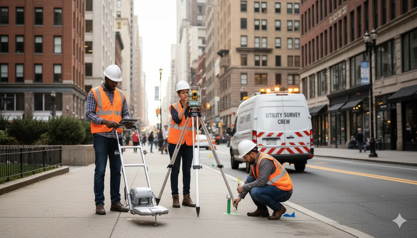 Underground Utility Survey and Mapping Services in India